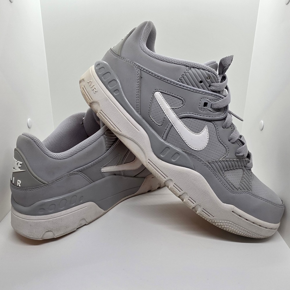 Nike Air Force III Low Wolf Grey White Men's Size 11 Sneakers 313640-002 - Picture 4 of 11